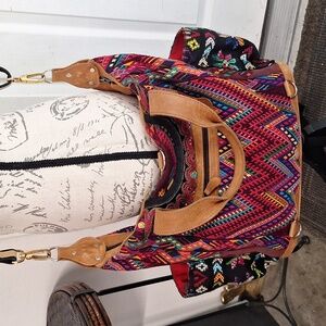 Nena & Co. Multicolor Patterned Shoulder Bag Satchel